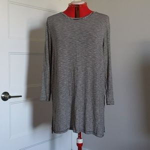 Striped tunic length top